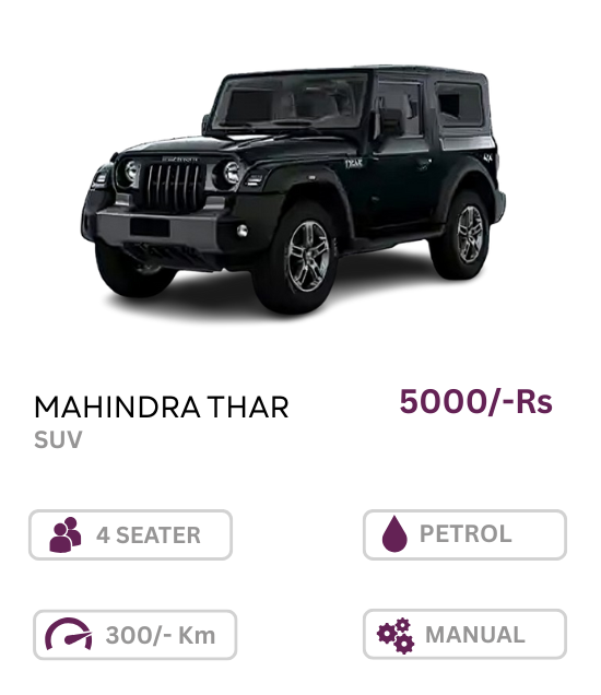 Self Drive Car Rent In Udaipur