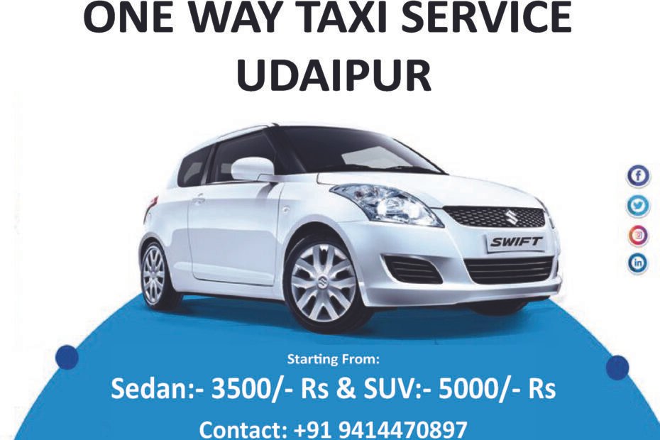 One Way Taxi Service Udaipur